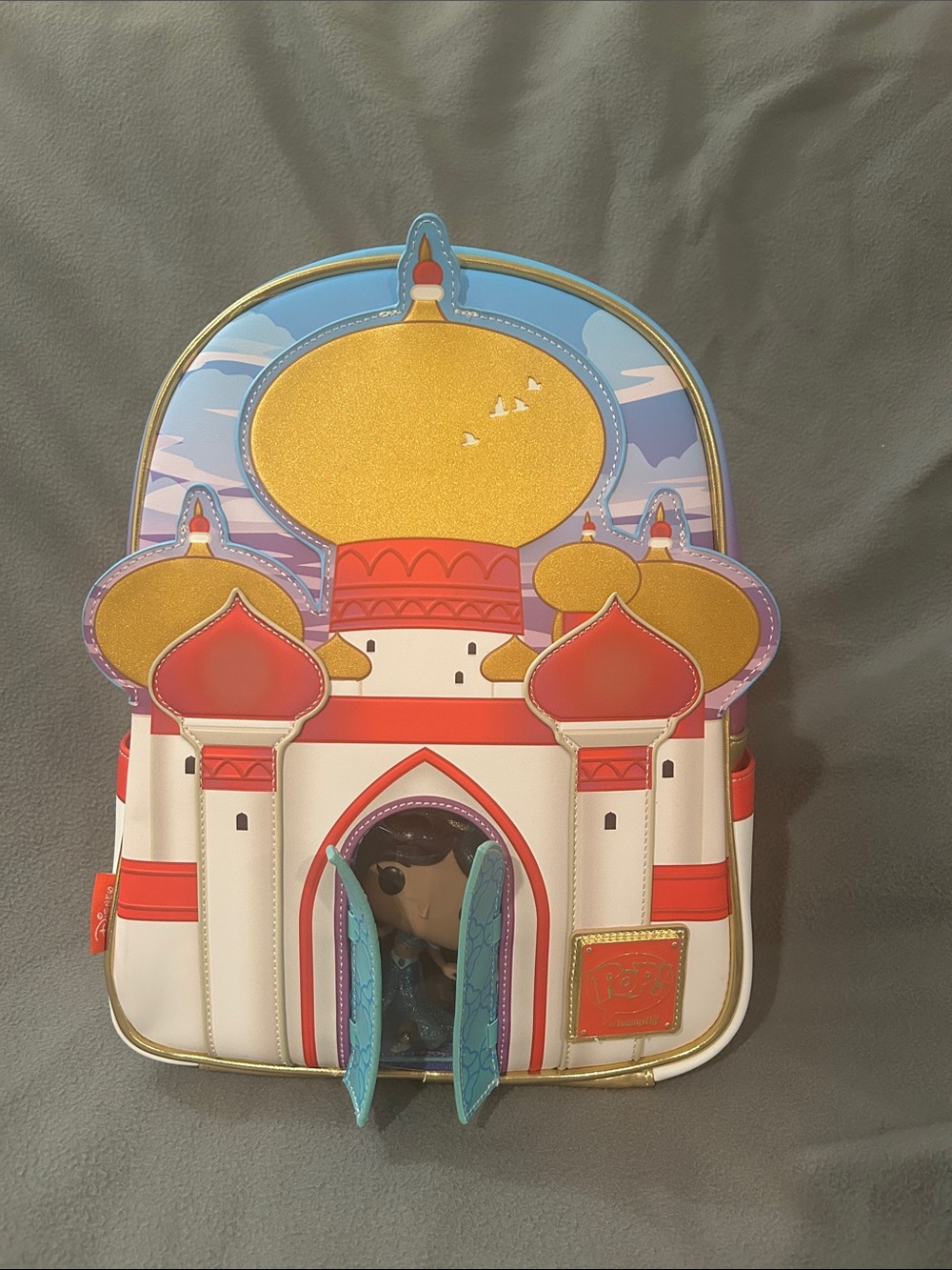Loungefly Disney 30th Anniversary Aladdin Palace Backpack & Diamond Jasmine Pop